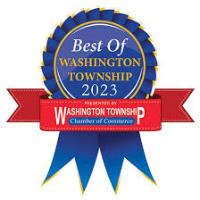 Logo Recognizing Cornerstone Foot & Ankle's affiliation with best of washington township 2023